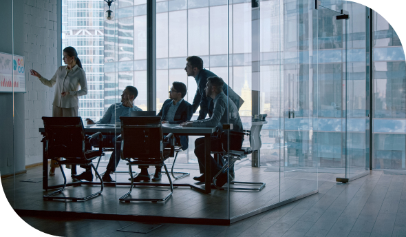 people working together in an office